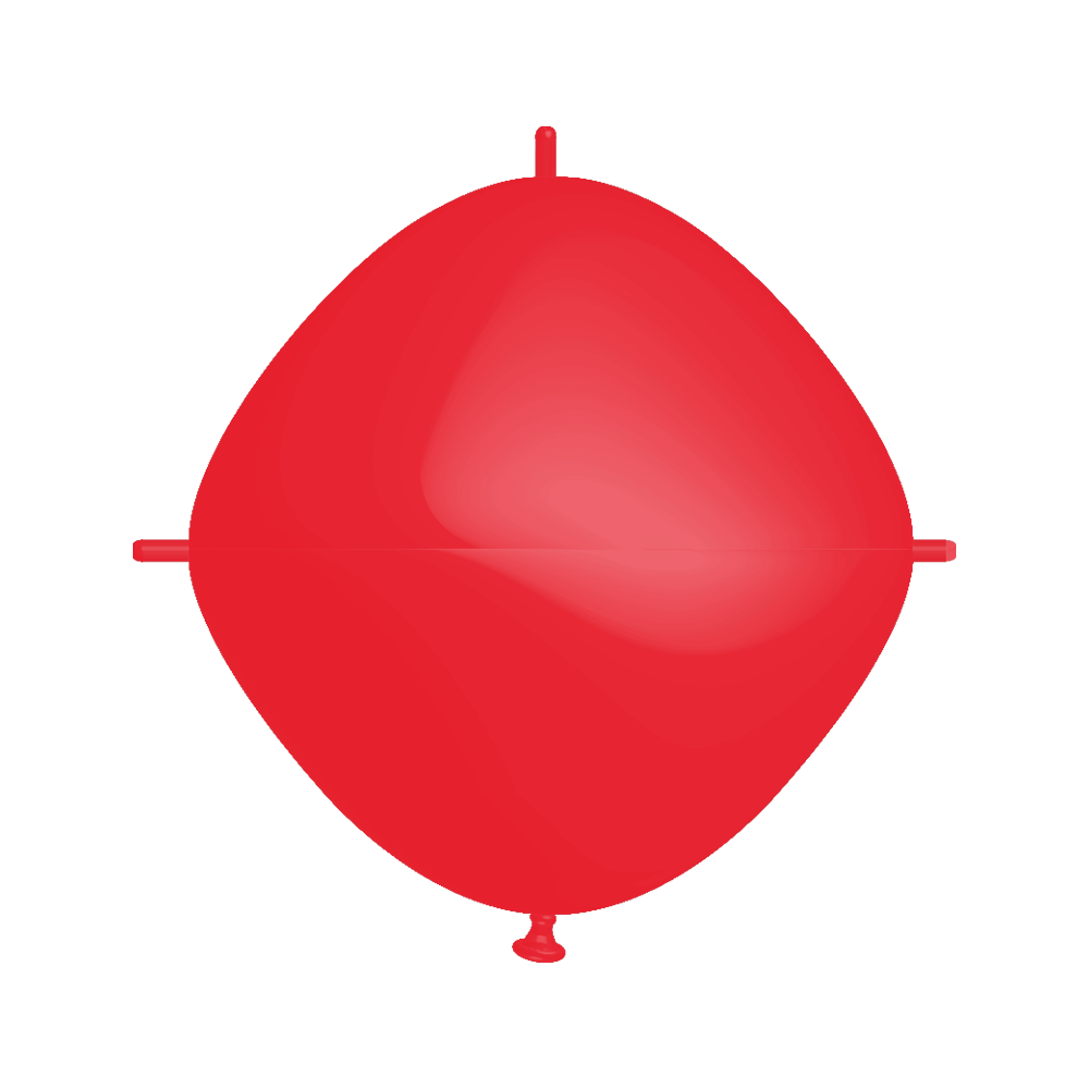 Rifco Beyond 18"x18" (45 x 45 cm) Squareloon - Red - Latex Balloons