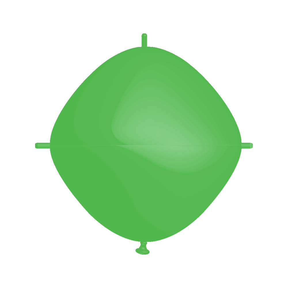 Rifco Beyond 18"x18" (45 x 45 cm) Squareloon - Vert - Ballons en latex