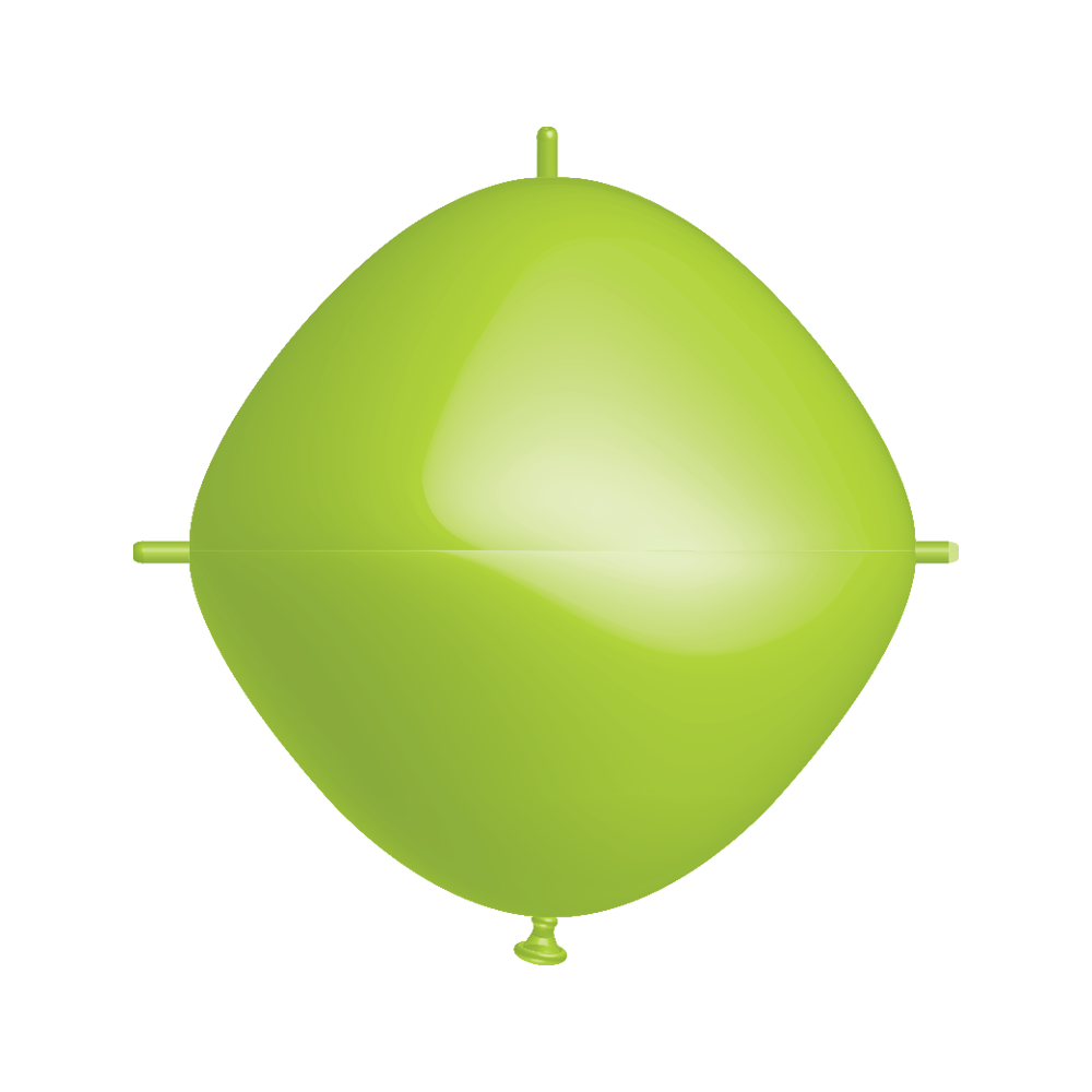 Rifco Beyond 18"x18" (45 x 45 cm) Squareloon - Light Green - Latex Balloons