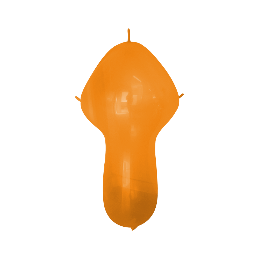 Rifco Beyond 18"x48" (45 x 122 cm) Omniloon - Orange - Ballons en latex