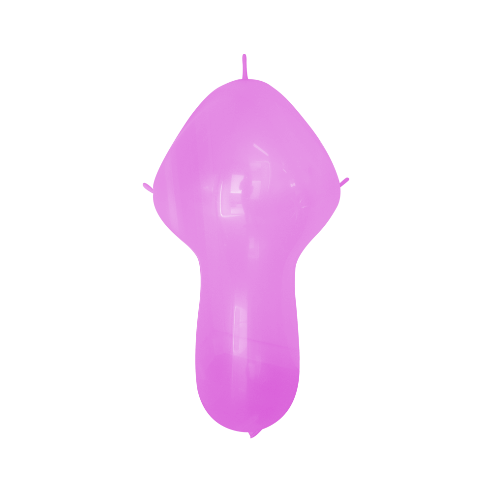 Rifco Beyond 18"x48" (45 x 122 cm) Omniloon - Rose - Ballons en latex