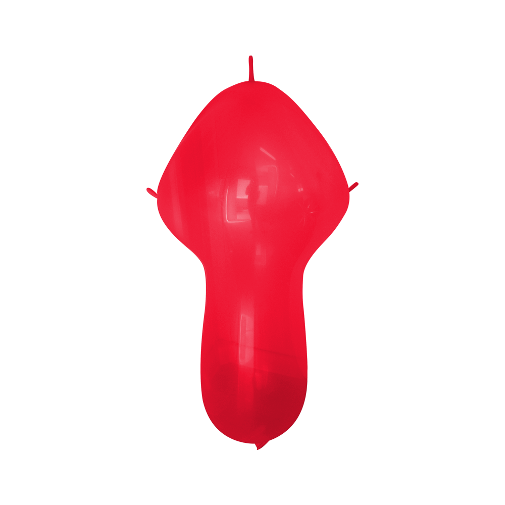 Rifco Beyond 18"x48" (45 x 122 cm) Omniloon - Red - Latex Balloons