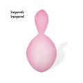 Rifco Beyond 20"x46" (50 x 116 cm) Quille - Fuchsia Cristal - Ballons en latex