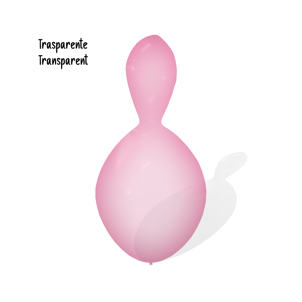 Rifco Beyond 20"x46" (50 x 116 cm) Quille - Fuchsia Cristal - Ballons en latex