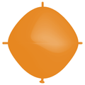 Rifco Beyond 24"x24" (60 x 60 cm) Squareloon - Orange - Ballons en latex